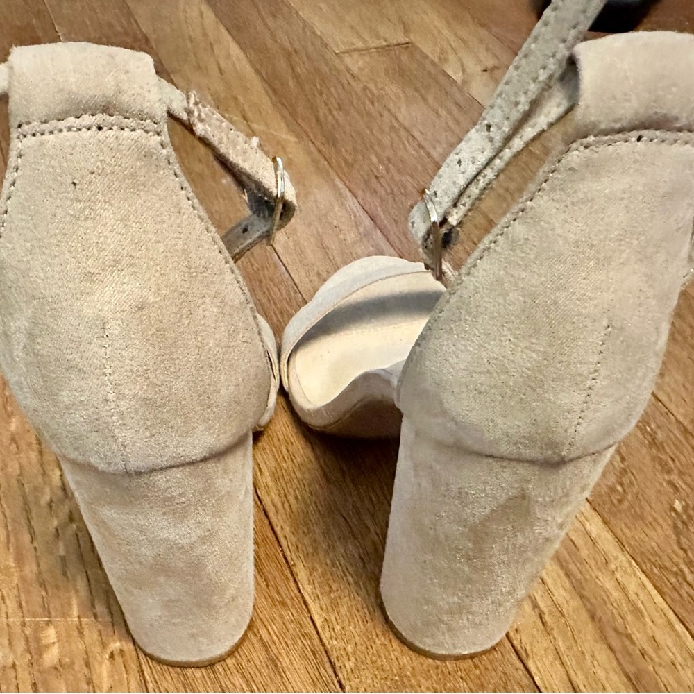 Lulu's Beige Block Heel Sandals - Picture 3 of 8